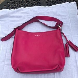 Gently used hot pink purse